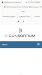 Mobile Screenshot of econsortium.com
