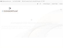Tablet Screenshot of econsortium.com